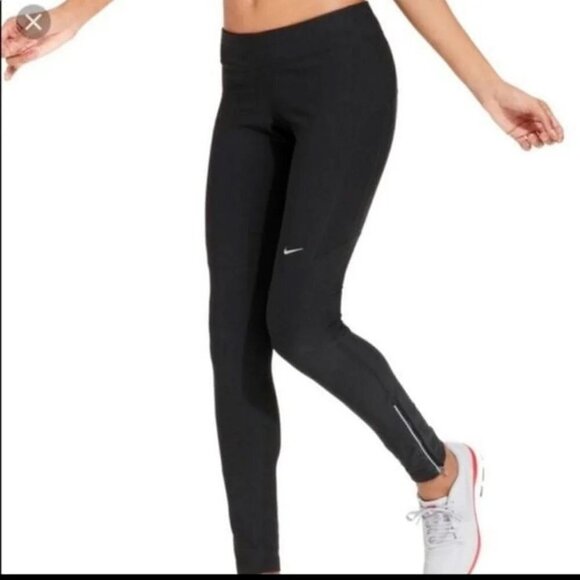 Nike Women’s Stay Warm Running Leggings - Picture 2 of 15